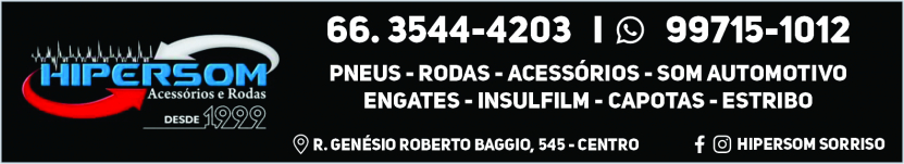 Acessórios e Rodas Hipersom